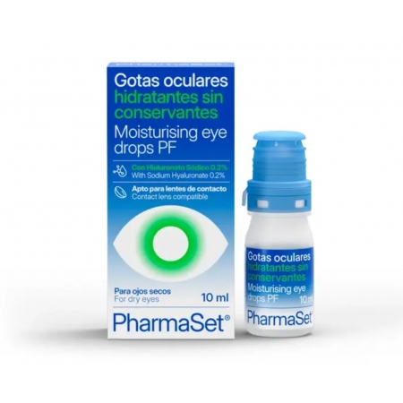 PHARMASET GOTAS OCULARES HIDRATANTES SIN CONSERVANTES 10 ML