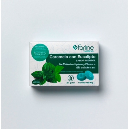 FARLINE 18 CARAMELOS GARGANTA EUCALIPTO CON MENTOL