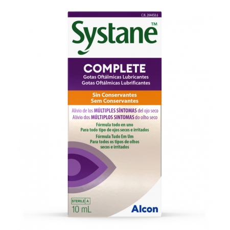 SYSTANE COMPLETE GOTAS OFTALMICAS LUBRICANTES 10 ML