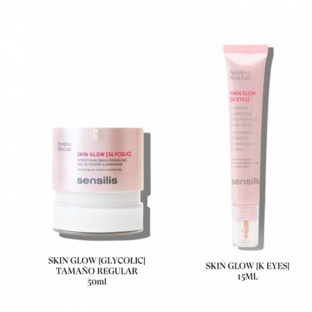 SENSILIS SKIN GLOW PACK GLYCOLIC GEL ALISADOR 50 ML + CONTORNO 15 ML