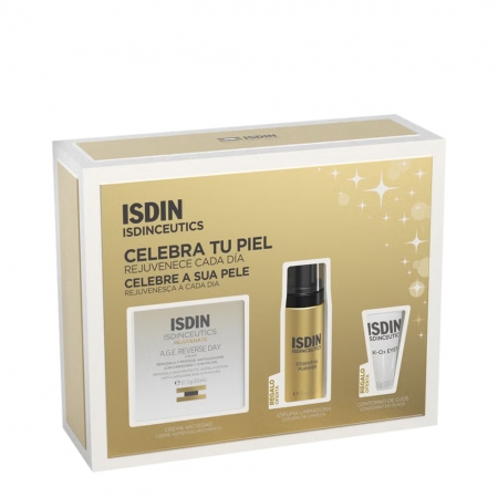 ISDINCEUTIS PACK RUTINA ANTIEDAD AGE REVERSE DAY 50 ML + ESPUMA LIMPIADORA 30 ML+ K-OX EYES 3 G