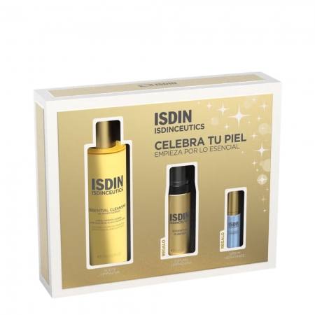 ISDINCEUTICS PACK ESSENTIAL CLEANSING 200 ML + ESPUMA LIMPIADORA 30 ML + HYALURONIC SERUM 5 ML