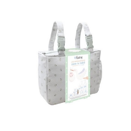 FARLINE MALETA BEBE COMPLETA CIGÜEÑA BEIGE