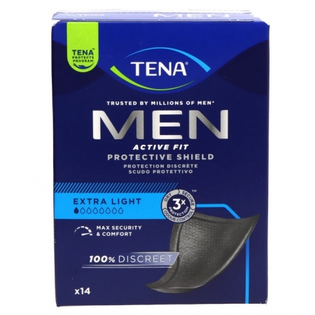 TENA MEN LEVEL 0 PERDIDAS MINIMAS EXTRA LIGHT 14 UNIDADES