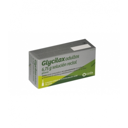 GLYCILAX ADULTOS 6,75 G SOLUCION RECTAL 4 ENEMAS 7,5 ML