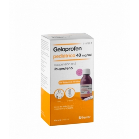 GELOPROFEN PEDIATRICO 40 MG/ML SUSPENSION ORAL 1 FRASCO 150 ML