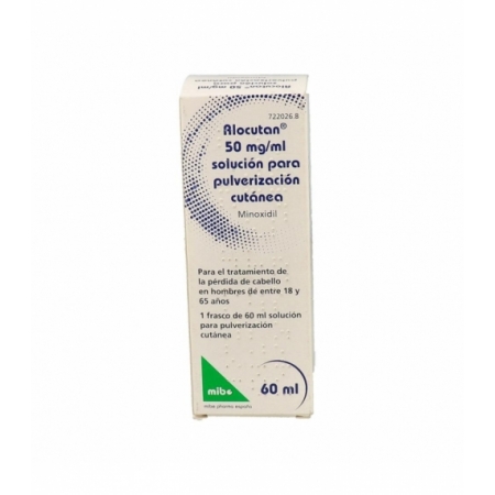 ALOCUTAN 50 MG/ML SOLUCION PARA PULVERIZACION CUTANEA  60 ML