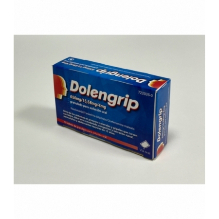 DOLENGRIP 650 MG/15,58 MG/4 MG 10 SOBRES GRANULADO PARA SOLUCION ORAL