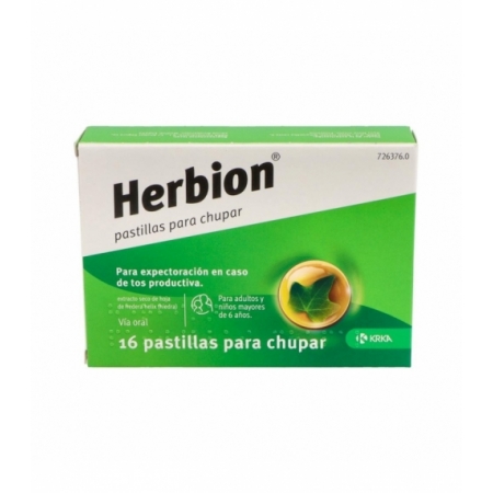 HERBION 16 PASTILLAS PARA CHUPAR