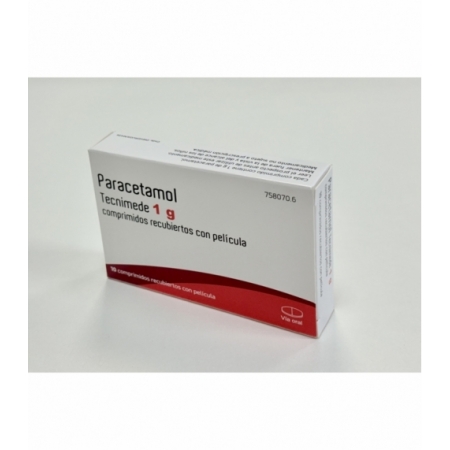 PARACETAMOL TECNIMEDE 1 G 10 COMPRIMIDOS RECUBIERTOS