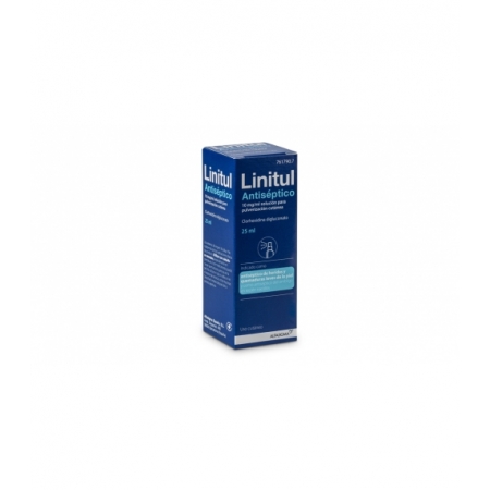 LINITUL ANTISEPTICO 10 MG/ML SOLUCION PARA PULVERIZACION CUTANEA 1 FRASCO 25 ML