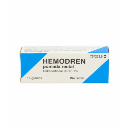 HEMODREN 10 MG/G POMADA RECTAL 1 TUBO 15 G