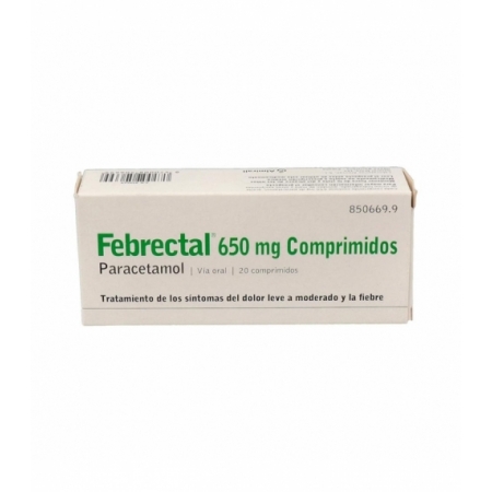 FEBRECTAL 650 MG 20 COMPRIMIDOS