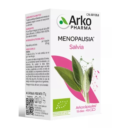 ARKOCAPSULAS SALVIA BIO MENOPAUSIA 45 CAPSULAS