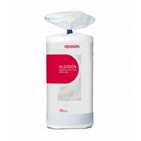 APOSAN ALGODON ARROLLADO PURO PAQUETE 250 G