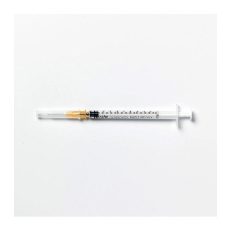 APOSAN JERINGA C/AGUJA ESTERIL1 UNIDAD G25 UI 0,5 MM X 16 MM 1 ML