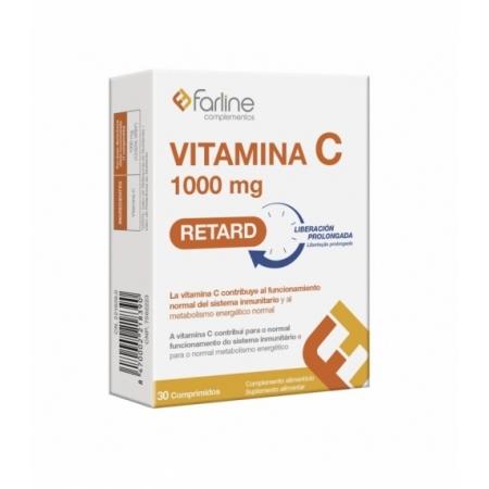 FARLINE COMPLEMENTOS VITAMINA C 1000 MG RETARD 30 COMPRIMIDOS