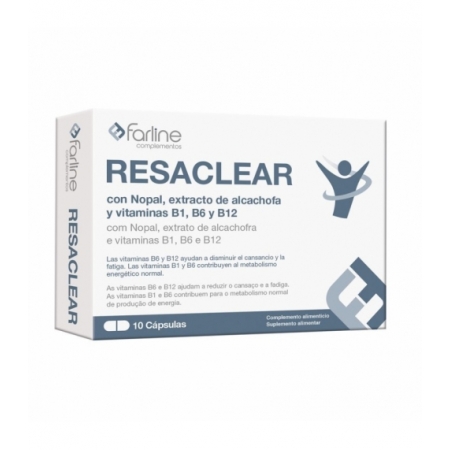 FARLINE COMPLEMENTOS RESACLEAR 10 CAPSULAS