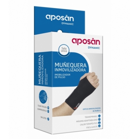 APOSAN DYNAMC MUÑEQUERA DERECHA  INMOVILIZADORA PALMAR 1 UNIDAD