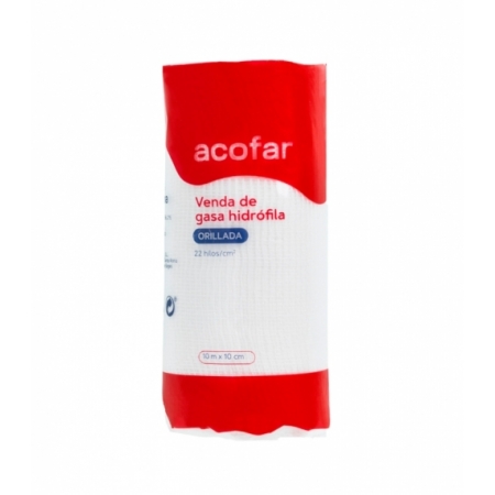 ACOFAR VENDA DE GASA HIDROFILA 1 UNIDAD 10 X 10