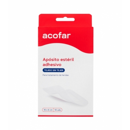 ACOFAR APOSITO ESTERIL ADHESIVO 10 CM X 6 CM 10 APOSITOS