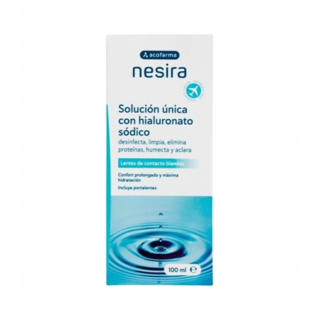 ACOFARMA NESIRA SOLUCION UNICA HIALURONATO SODICO 1 ENVASE 100 ML