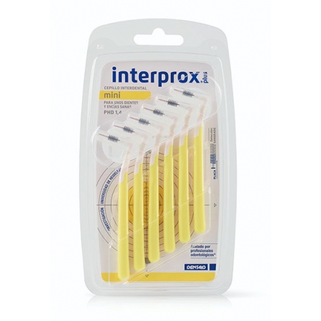 INTERPROX PLUS MINI 6 CEPILLOS INTERDENTALES (1.4 MM)