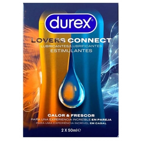 DUREX LOVERS CONNECT 2 UNIDADES (FRESCOR + CALOR) 50 ML