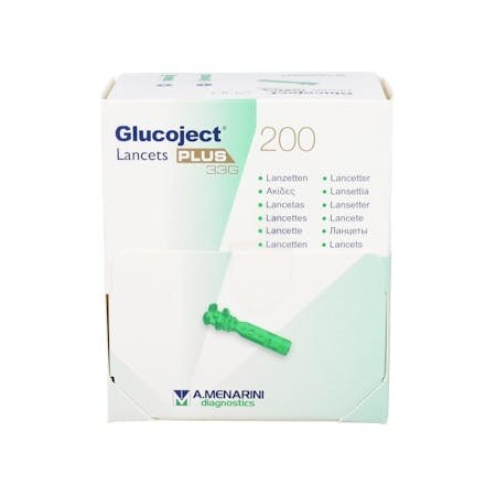 GLUCOJECT LANCETS EXTRA 30G 200 LANCETAS