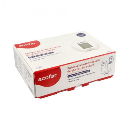 ACOFAR NESIRA GLUCOMETRO MONITORIZACION GLUCOSA EN SANGRE TD 4266 + 25 TIRAS