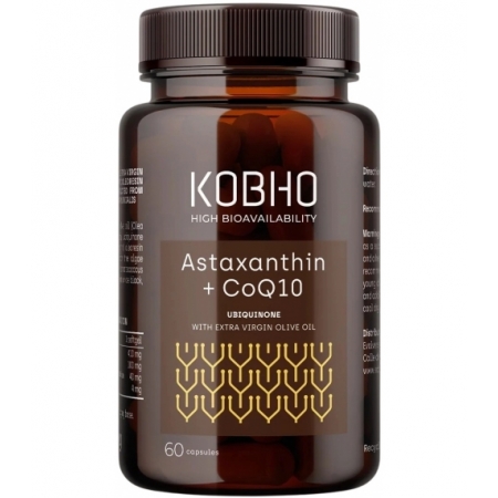 KOBHO ASTAXANTINA + COENZIMA Q10 60 CAPSULAS