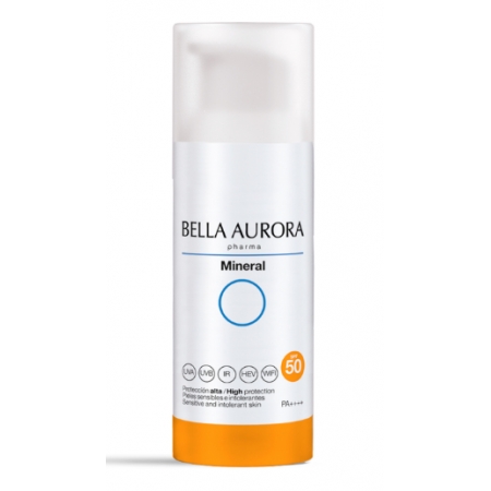 BELLA AURORA FOTOPROTECTOR MINERAL SPF50 50 ML CON NECESER JEAN AZUL