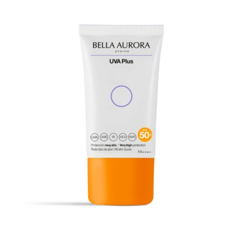 BELLA AURORA FOTOPROTECTOR UVA PLUS SPF50+ 50 ML CON NECESER JEAN MORADO