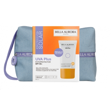 BELLA AURORA FOTOPROTECTOR UVA PLUS SPF50+ 50 ML CON NECESER JEAN MORADO