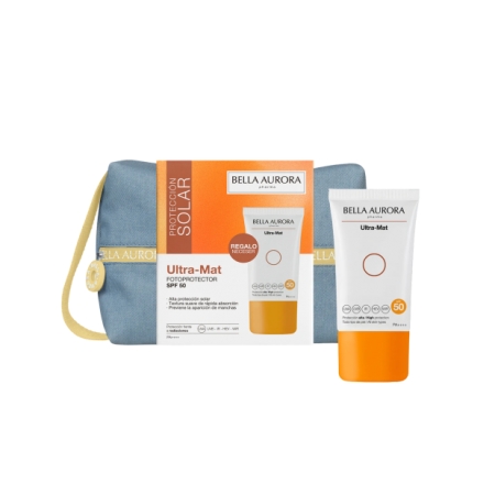 BELLA AURORA FOTOPROTECTOR ULTRA-MAT SPF50 50 ML CON NECESER JEAN AMARILLO