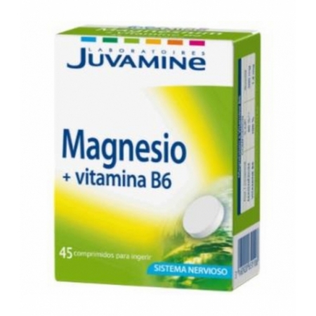 JUVAMINE MAGNESIO + VITAMINA B6 45 COMPRIMIDOS