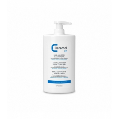 CERAMOL ACEITE LIMPIADOR FACIAL-CORPORAL 311 1 ENVASE 400 ML