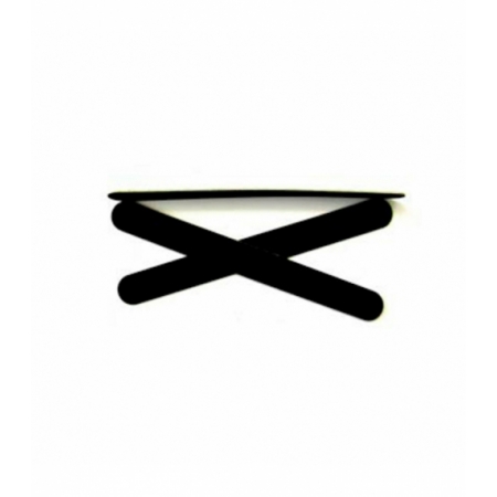 LIMA FINA DISNA NEGRA 18 CM 3 LIMAS