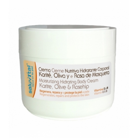 SALUVITAL CREMA CORPORAL KARITE OLIVA ROSA DE MOSQUETA 200 ML