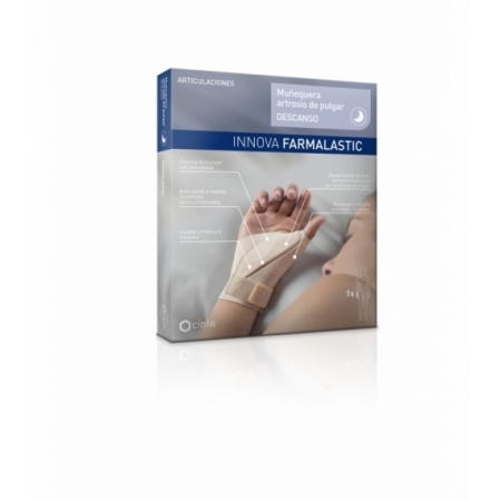 Farmalastic Innova FARMALASTIC INNOVA MUÑEQUERA ARTROSIS DE PULGAR DESCANSO TALLA GRANDE