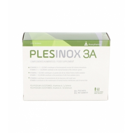 PLESINOX 3A 60 CAPSULAS