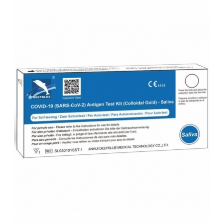 TEST FLUIDO ORAL ANTIGENOS AUTODIAGNOSTICO SARS-COV-2 DEEPBLUE (ALEU MEDICAL) 1 UNIDAD