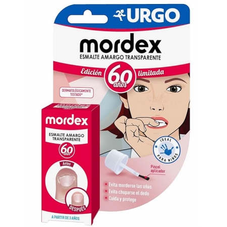 MORDEX ESMALTE AMARGO TRANSPARENTE CON PINCEL 9 ML