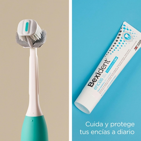 BALENE BY BEXIDENT CEPILLO ELECTRICO DUOTECH SONIC DUREZA MEDIA COLOR AGUAMARINA