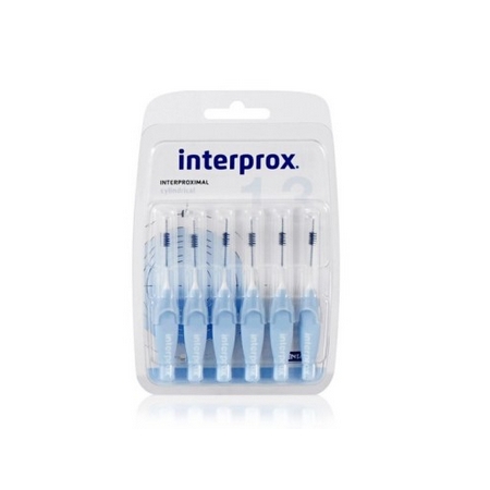 INTERPROX CYLINDRICAL 6 CEPILLOS INTERDENTALES (1.3 MM)
