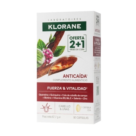 KLORANE TRIPLO KERATINCAPS 90 CAPSULAS
