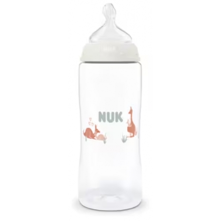 NUK FIRST CHOICE+ BIBERON TETINA DE SILICONA 6 MESES FLUJO XL 360 ML CANGURO