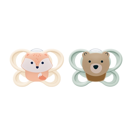 NUK PERFECT MATCH AIR CHUPETE SILICONA 0 - 6 MESES 2 UNIDADES SURTIDO