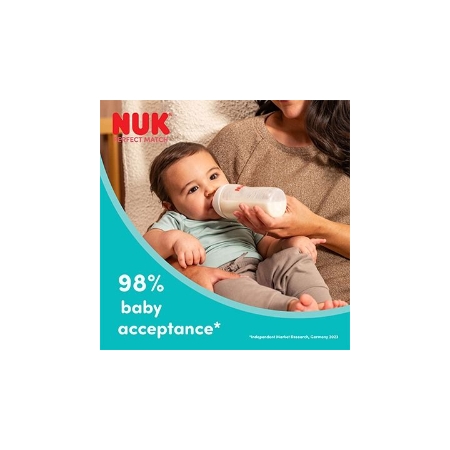 NUK PERFECT MATCH BIBERON PP TETINA DE SILICONA FLUJO S 150 ML MONO