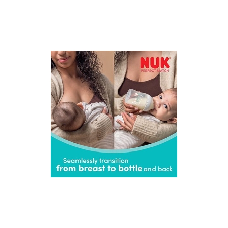 NUK PERFECT MATCH BIBERON PP TETINA DE SILICONA FLUJO S 150 ML MONO